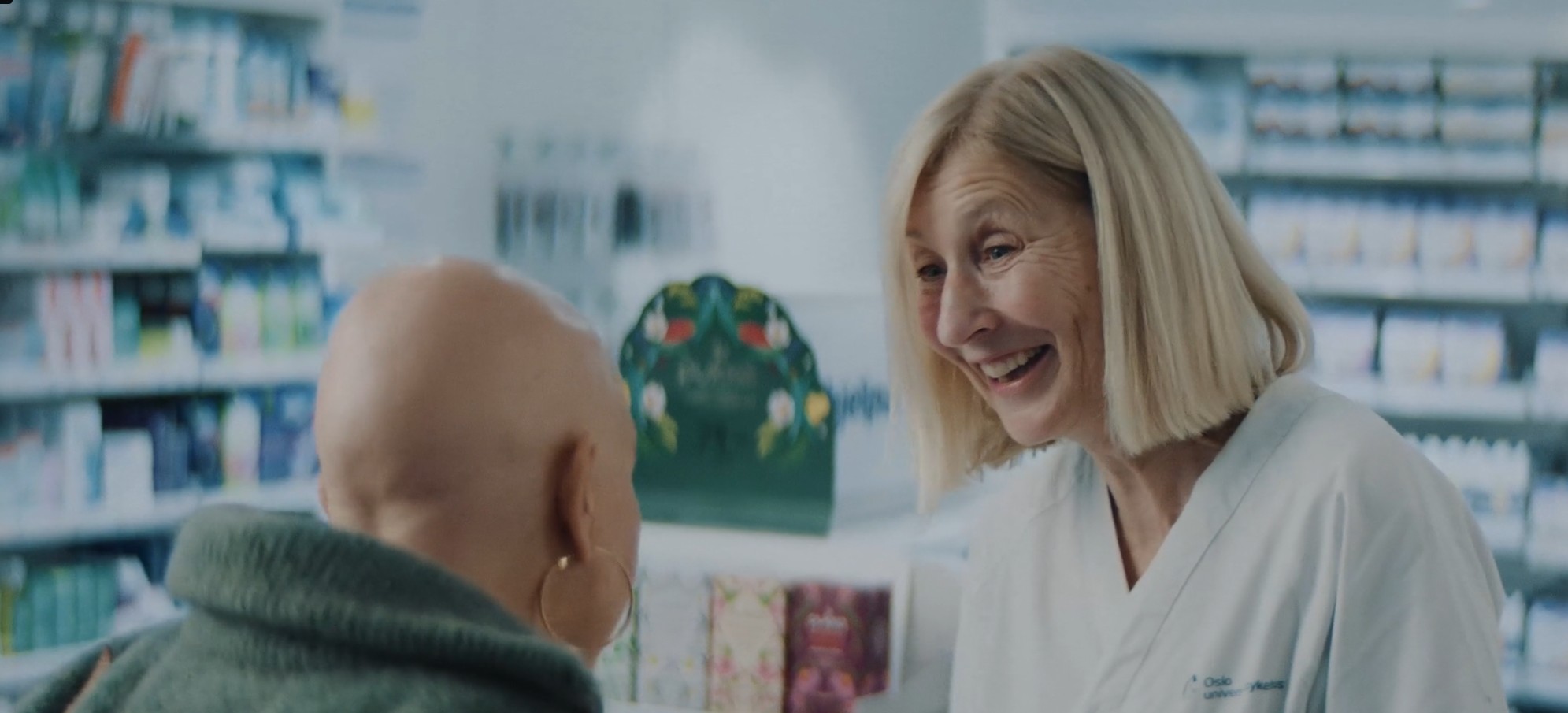 En kvinne og en baby