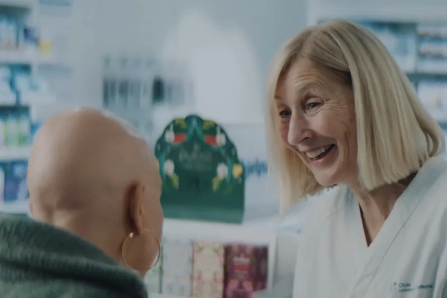 En kvinne og en baby